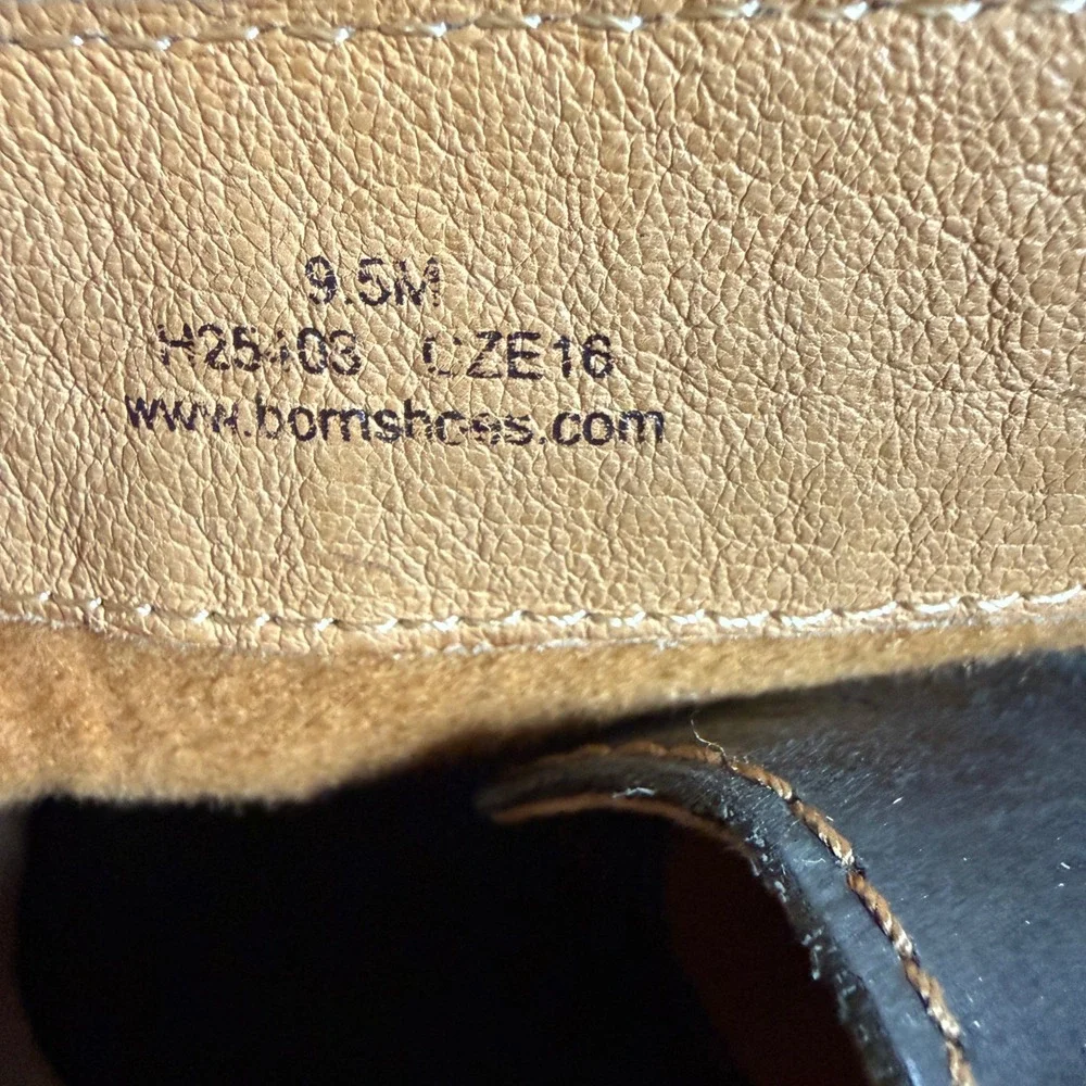 Born Harrison Black Leather Chukka Boots Mens 9.5 M H25403 Desert Ankle Boots